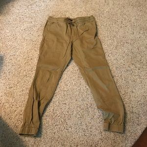 Khaki Joggers Size: M